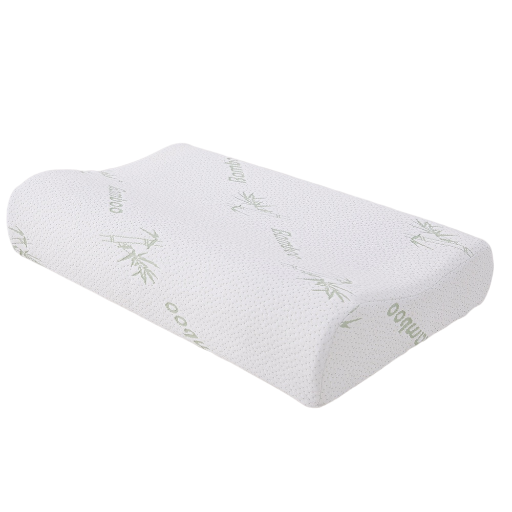 Custom Orthopedic Memory Foam Pillow Bed Zero Pressure Geometric Pattern Massage Neck Pillow Bed Pillow