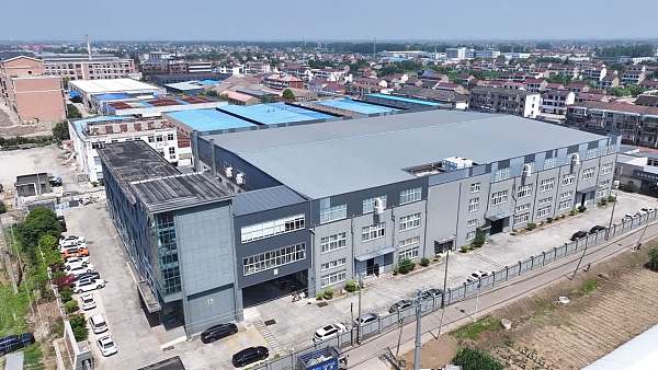 Aerial view of the factory