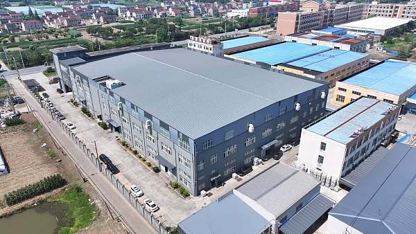 Aerial view of the factory
