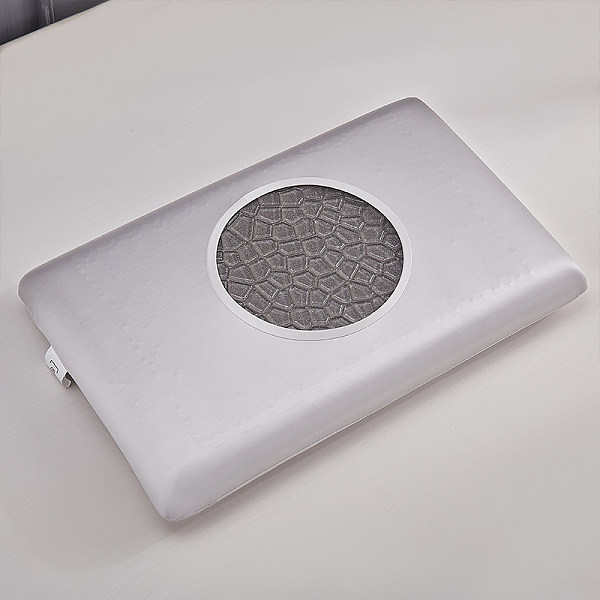 SUPER cooling Gel Memory Foam Pillow Slow Rebound 80% Nylon + 20% Spandex Glossy Fabric Customizable