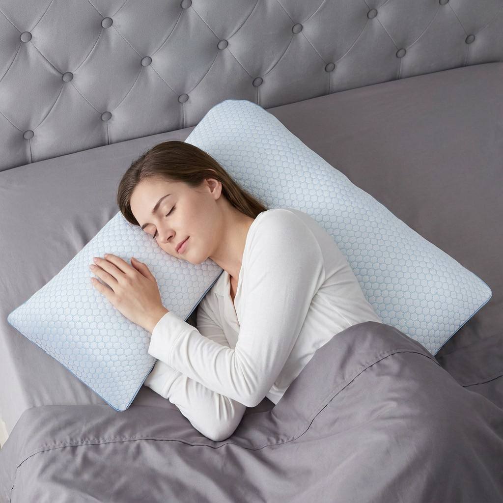 Wholesale Cooling Multi-function Shredded Memory Foam Pillow V Shaped Body and Head Support Pregnancy Pillow Cushion