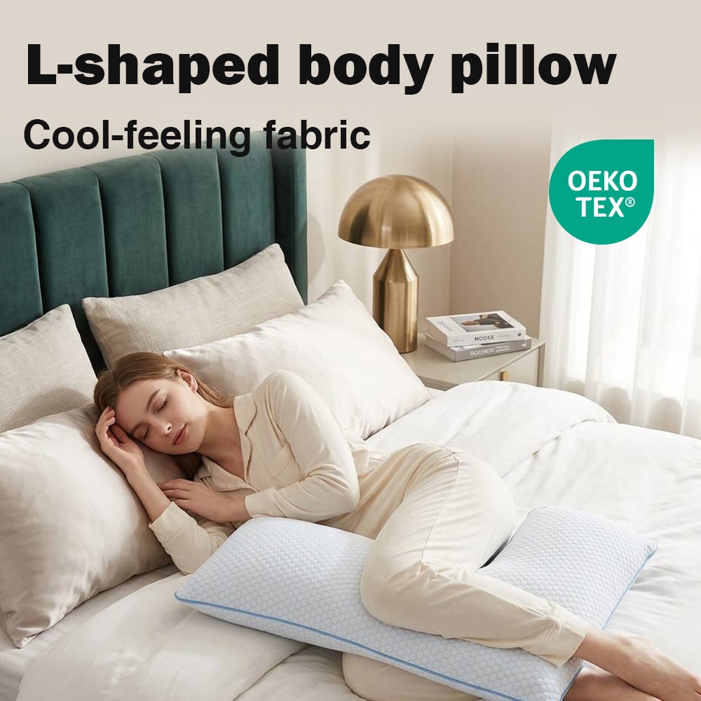 Wholesale Cooling Multi-function Shredded Memory Foam Pillow V Shaped Body and Head Support Pregnancy Pillow Cushion
