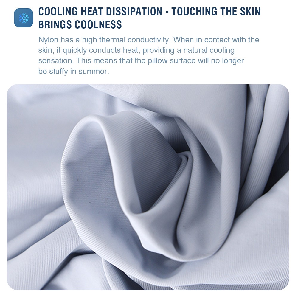 Cooling Pillowcase Breathable Elastic Band Versatile Pillow case Cover for Travel Cushion Protector Single-Package In-Stock