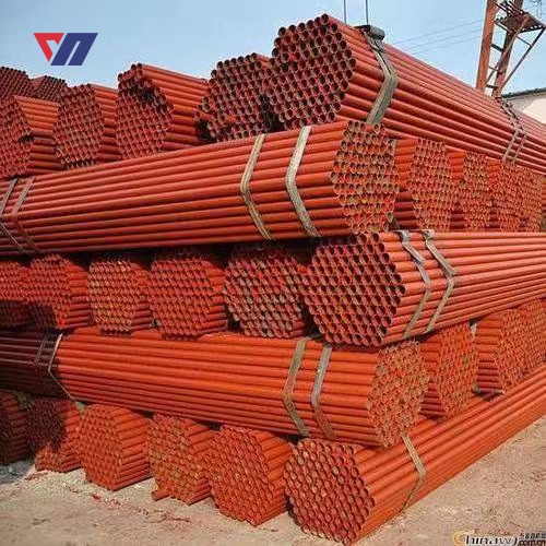 Construction scaffolding pipes