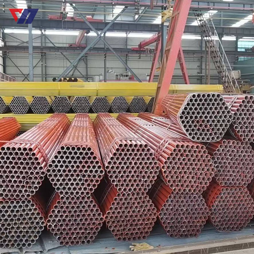 Construction scaffolding pipes