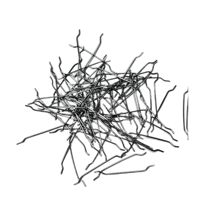 Single wire end hook shaped steel fibers