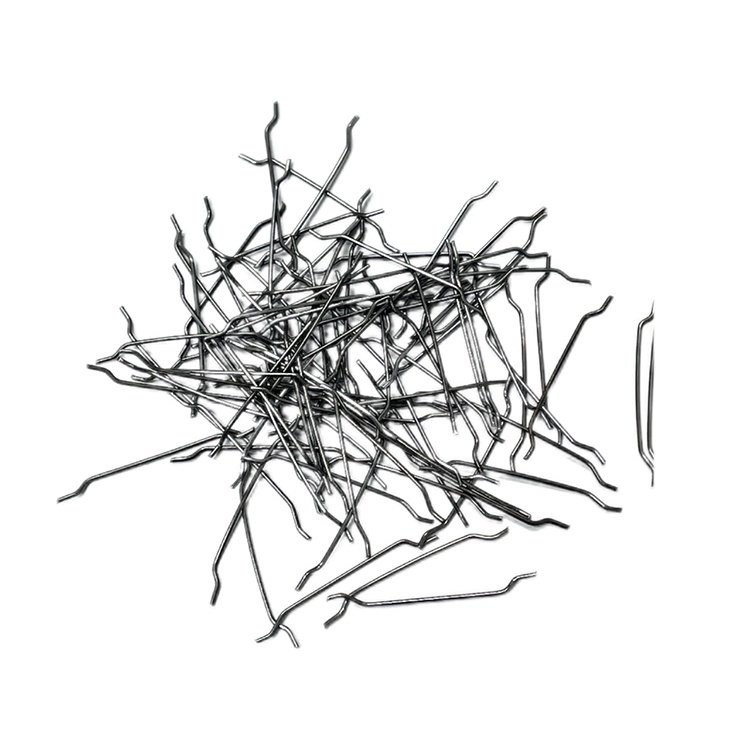 Single wire end hook shaped steel fibers