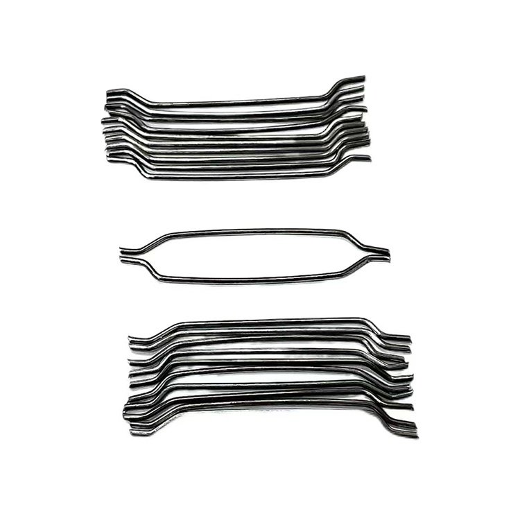 Single wire end hook shaped steel fibers