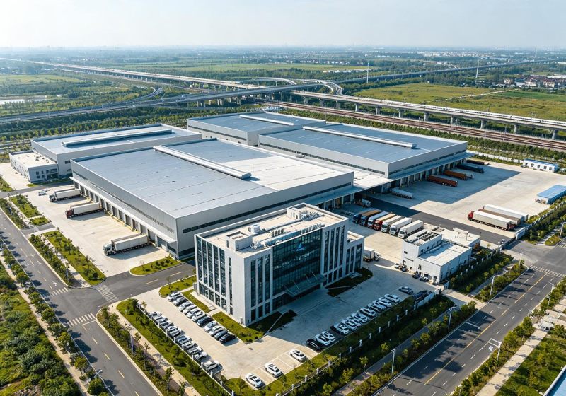 维利斯新材料工厂航拍图1