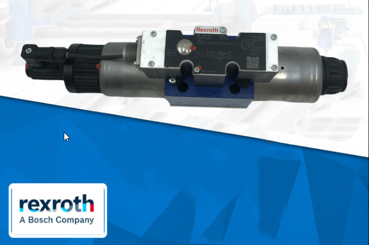 Rexroth 4WREE10E75-3X/V/24A1 Direct Acting Closed-Loop Proportional Directional Control Valve