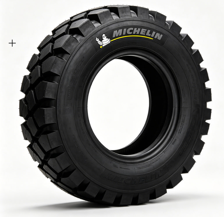 Michelin Premium Industrial Solid Rubber Tire, Wear Resistant Shock Absorbing Forklift Tyre, Heavy Duty Port Warehouse Solid Industrial Tire For Material Handling Equipment
