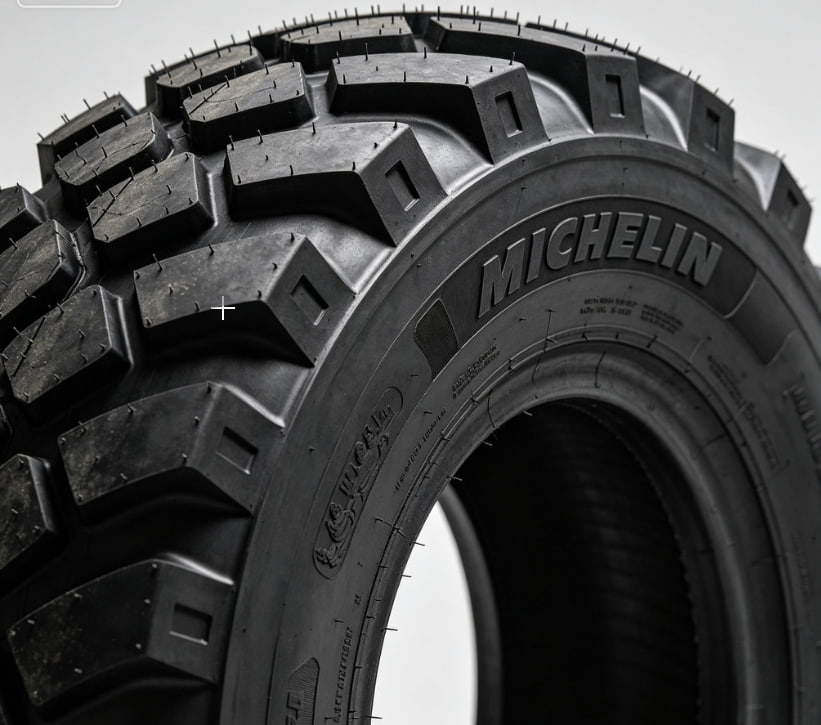 Michelin Premium Industrial Solid Rubber Tire, Wear Resistant Shock Absorbing Forklift Tyre, Heavy Duty Port Warehouse Solid Industrial Tire For Material Handling Equipment