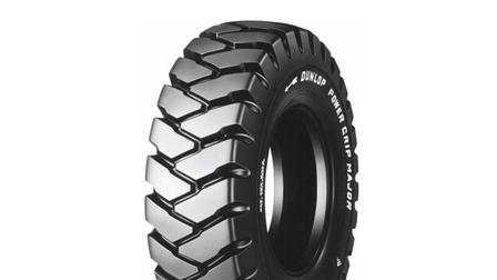 Dunlop Heavy Duty Industrial Solid & Bias Tyre, Wear Resistant Cut Resistant Forklift Tire, Off-Road Port Mining Construction Industrial Vehicle Tire