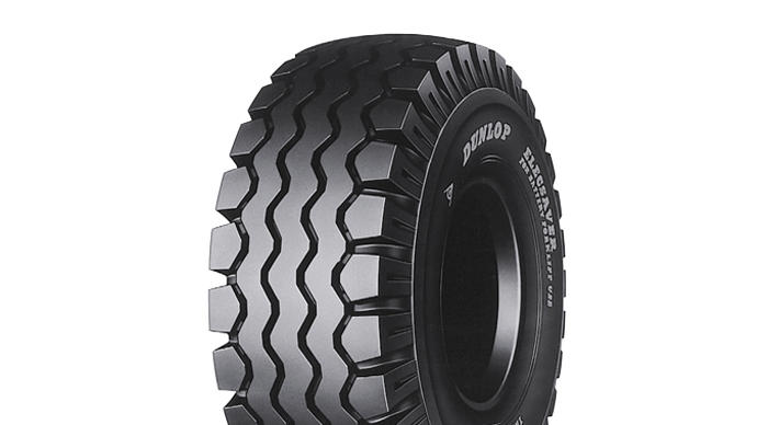 Dunlop Heavy Duty Industrial Solid & Bias Tyre, Wear Resistant Cut Resistant Forklift Tire, Off-Road Port Mining Construction Industrial Vehicle Tire