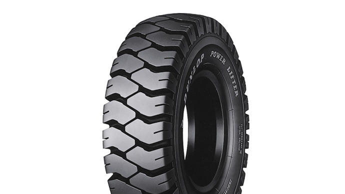 Dunlop Heavy Duty Industrial Solid & Bias Tyre, Wear Resistant Cut Resistant Forklift Tire, Off-Road Port Mining Construction Industrial Vehicle Tire