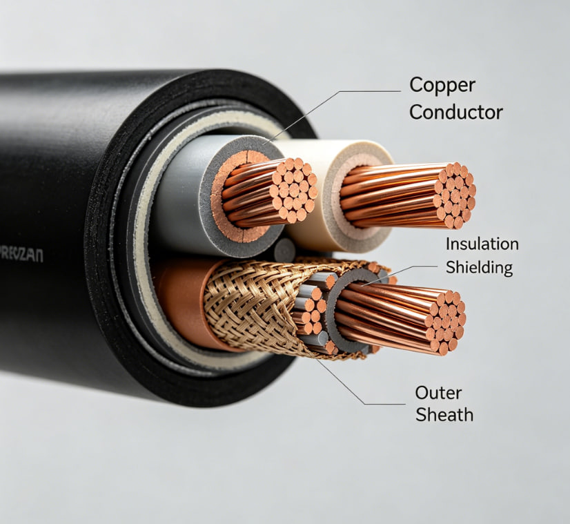 Prysmian Premium Industrial Cable, Flexible Drag Chain Control Cable, Shielded Signal & Power Cable, Oil Resistant Heat Resistant Industrial Wire For Automation Machinery Port Engineering