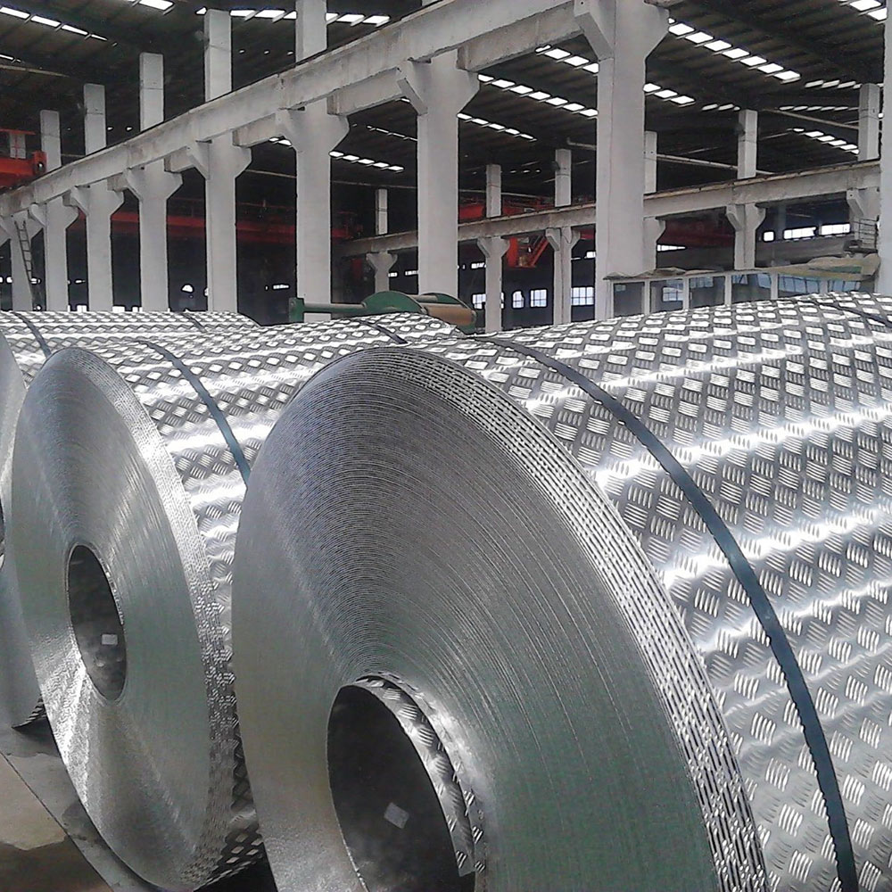 Aluminum Checkered Coil