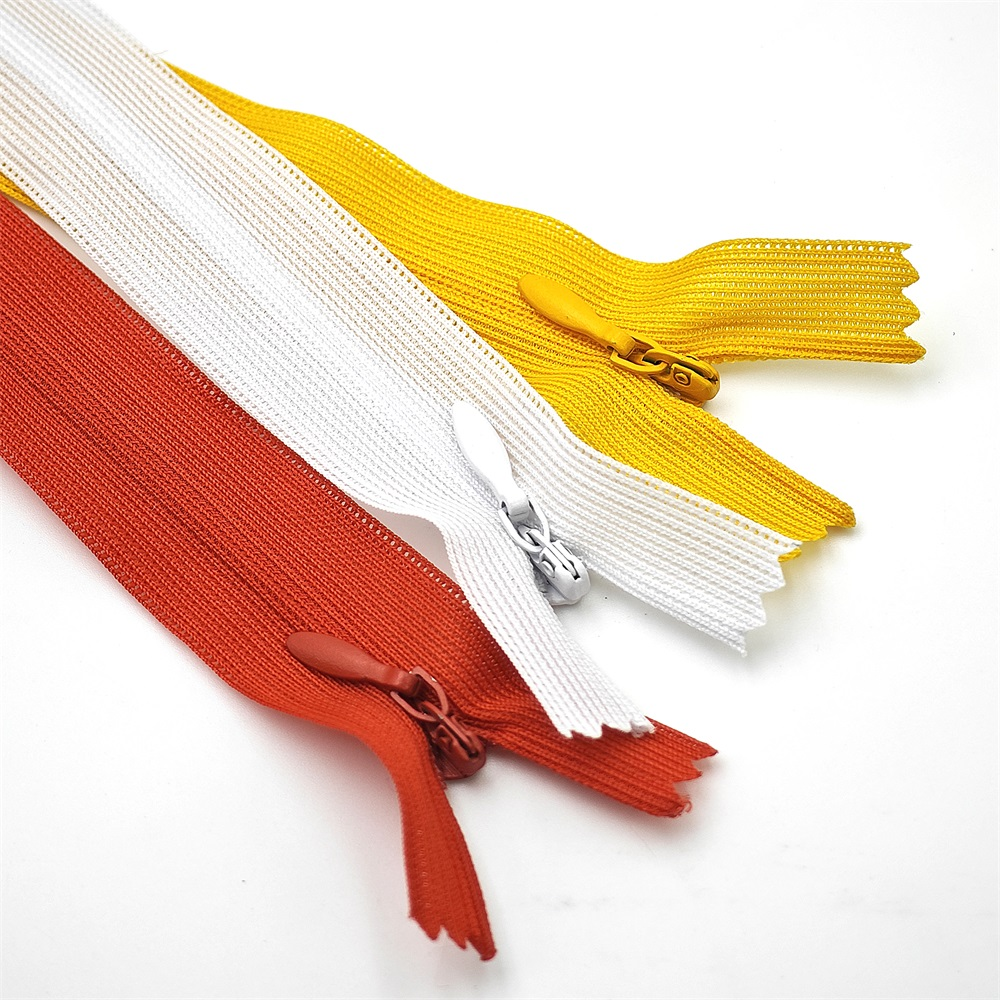 solid color nylon zipper