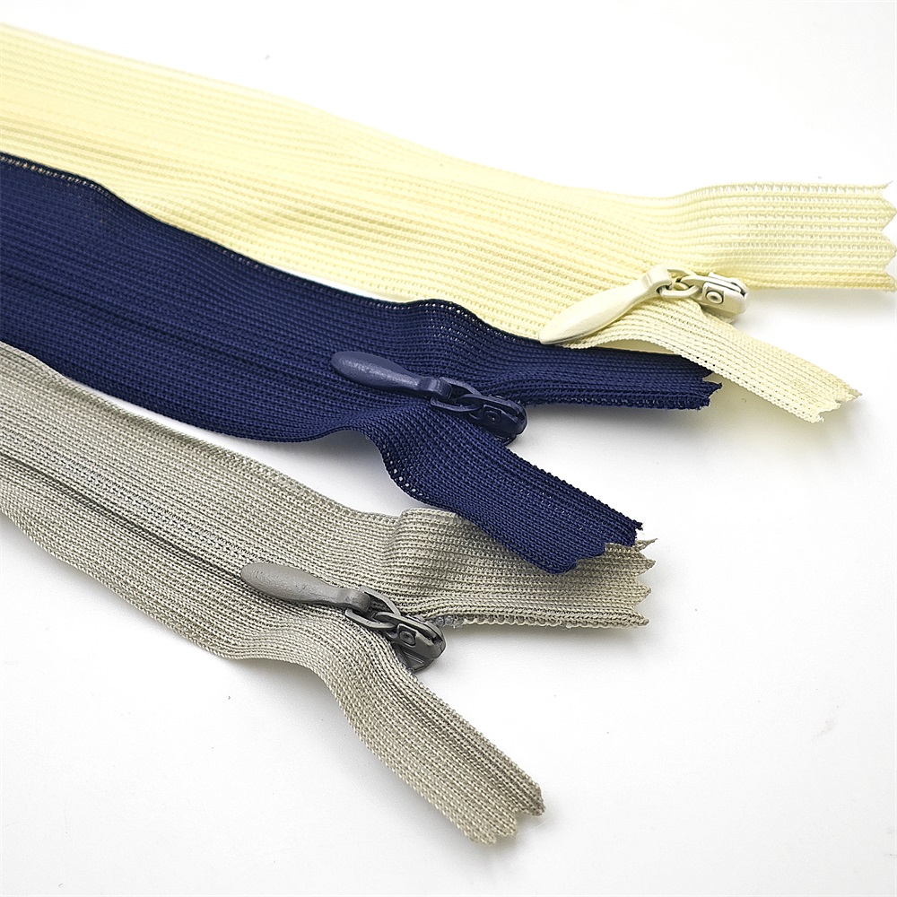 solid color nylon zipper