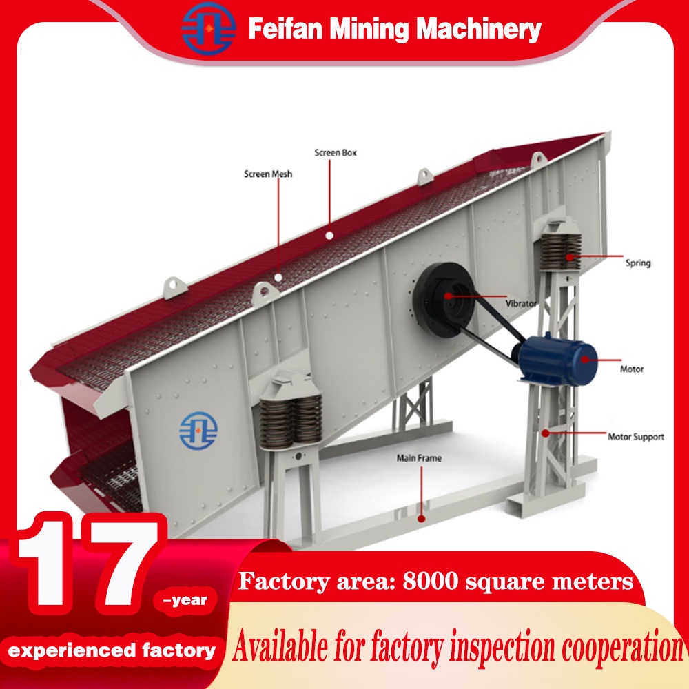 Machine de criblage vibrante circulaire robuste pour le classement des minerais et des minéraux