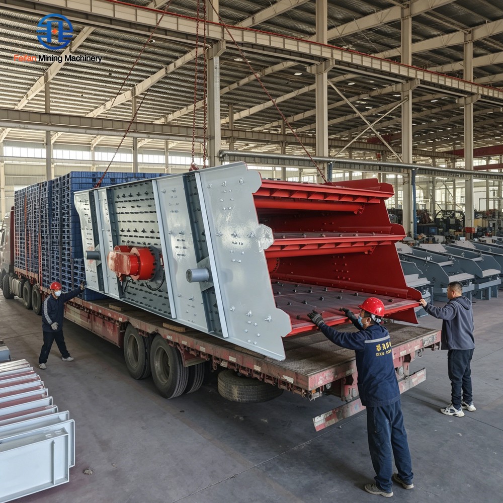 Machine de criblage vibrant circulaire efficace pour la séparation des granulats et des minerais