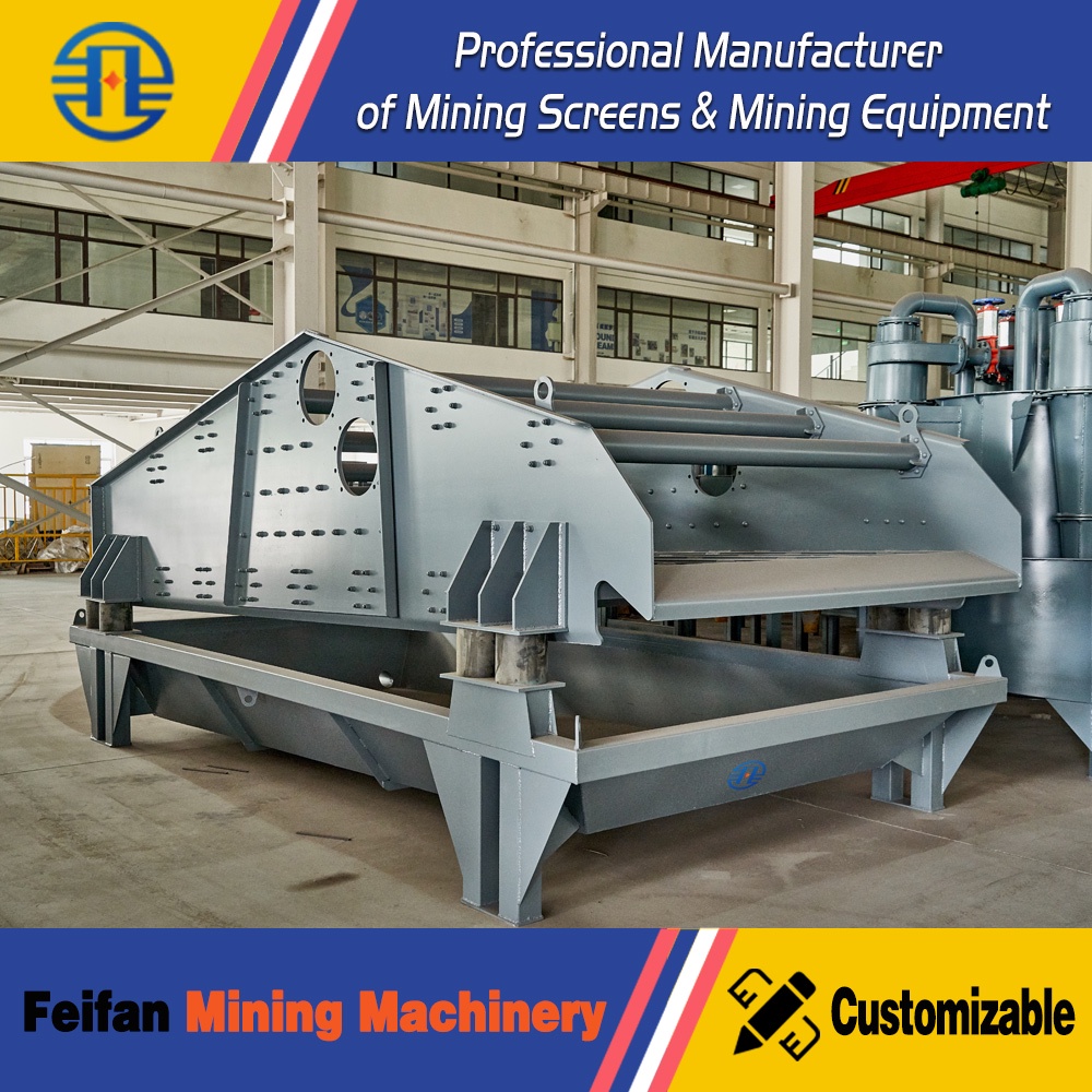 Machine robuste de déshydratation du sable FEIFAN pour la production de granulats et machine de classification des matériaux