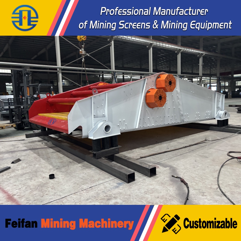 Machine industrielle vibrante de déshydratation FEIFAN OEM série TSS pour installation de lavage de minerai