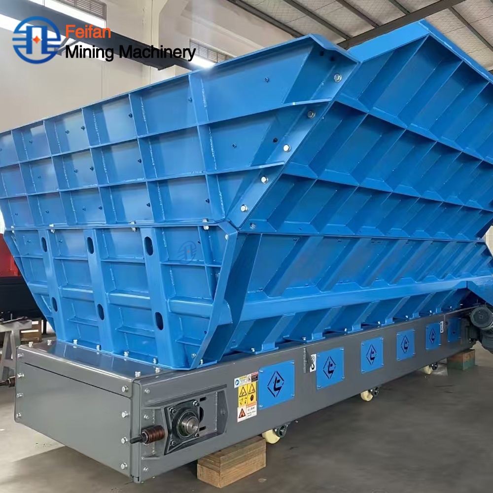 Alimentateur à tablier haute précision FEIFAN TDG-18 pour l’alimentation quantitative dans les lignes de traitement de minerais fins et de matériaux en poudre 