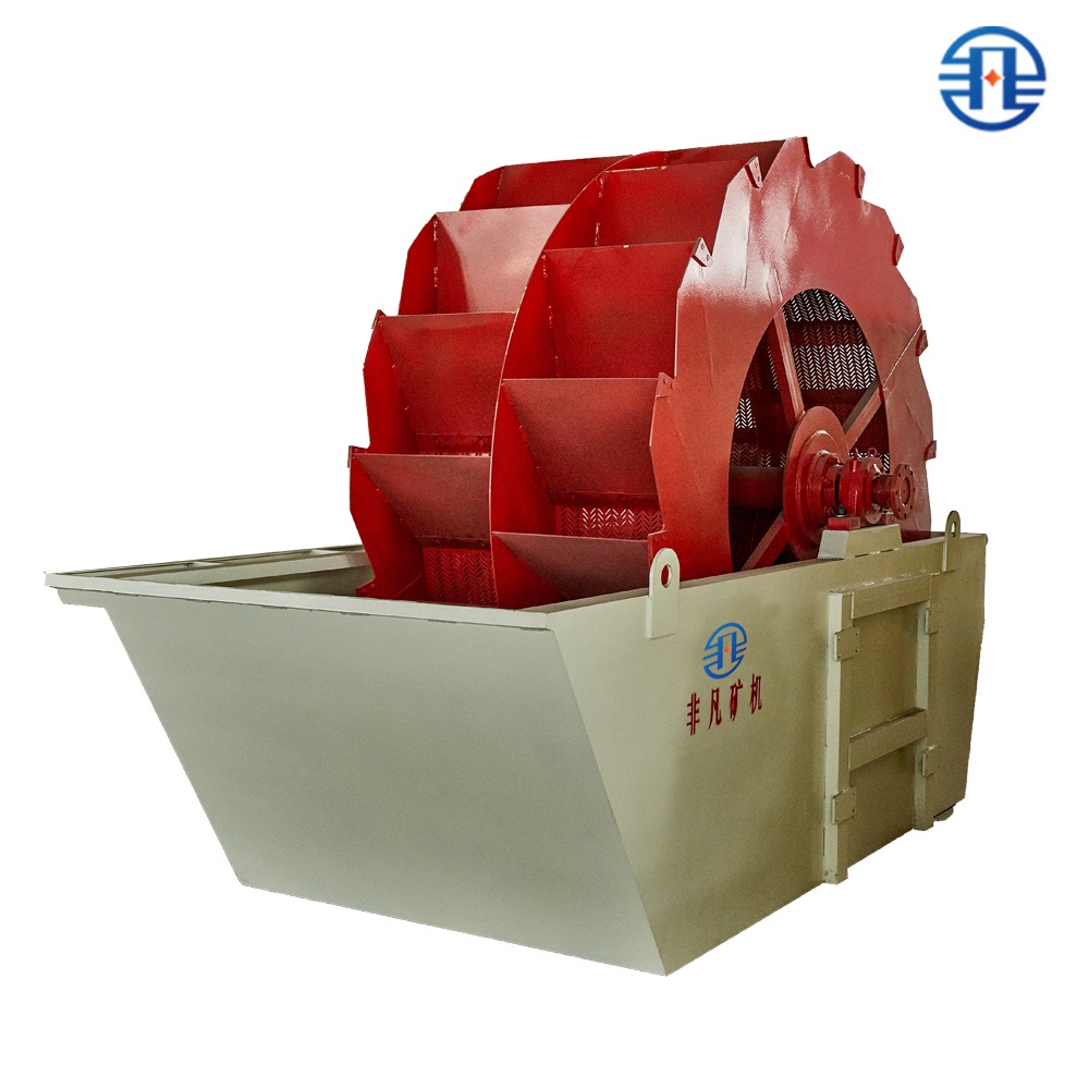 Système de lavage de sable à roue de taille personnalisée OEM pour centrale à béton, laveur de sable à roue résistant à la corrosion