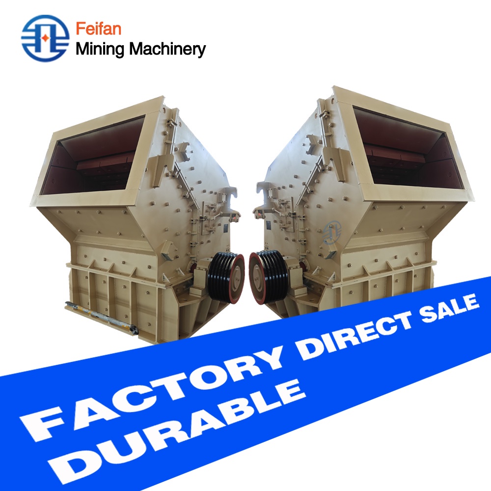 FEIFAN Contrôle qualité strict Vitesse de rotation élevée Granulométrie de décharge uniforme Machine à percussion pour minerai minier et sable 