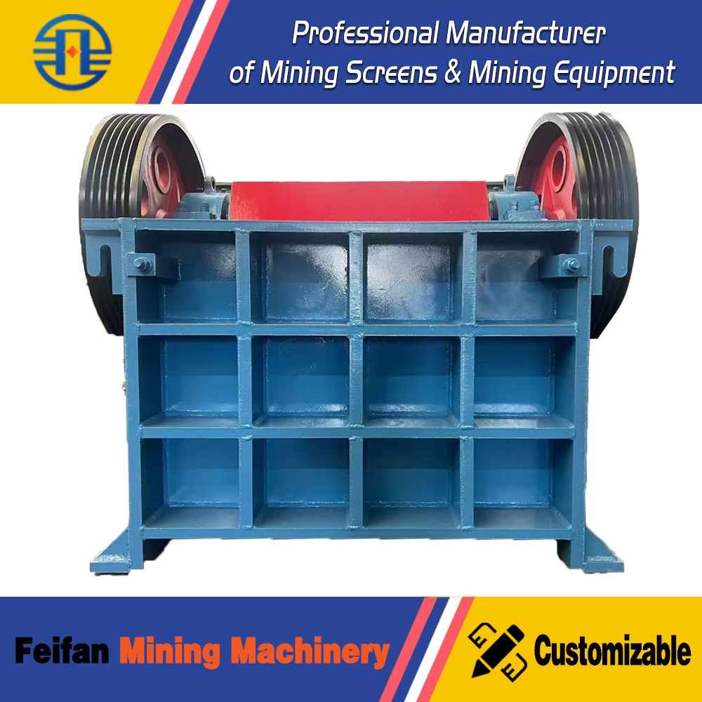 Concasseur à double mâchoire FEIFAN PXE, conception à châssis modulaire, CE & EPA, adapté à l’industrie du recyclage & au concassage du calcaire à 180 Rpm