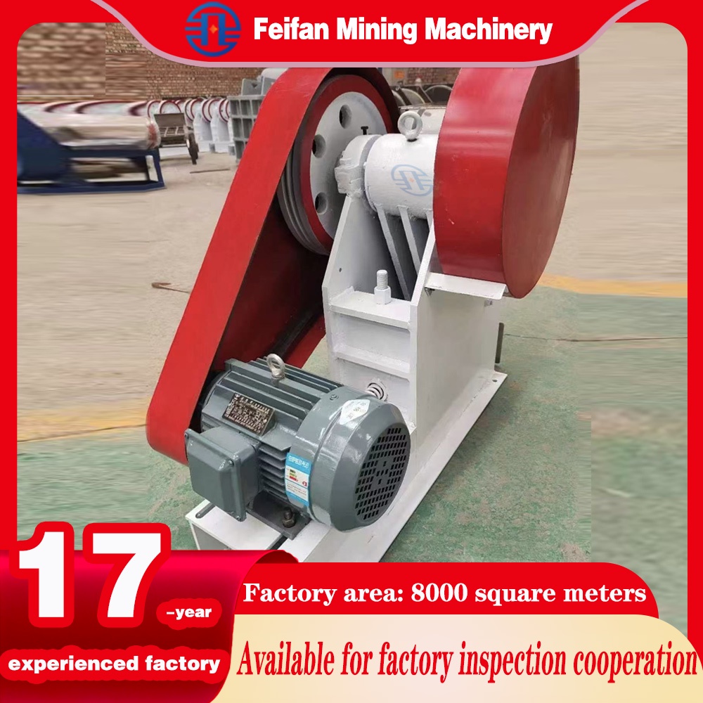 Concasseur à mâchoires portable FEIFAN PE500×750 50-100tph pour chantier de construction avec structure compacte machine certifiée CE
