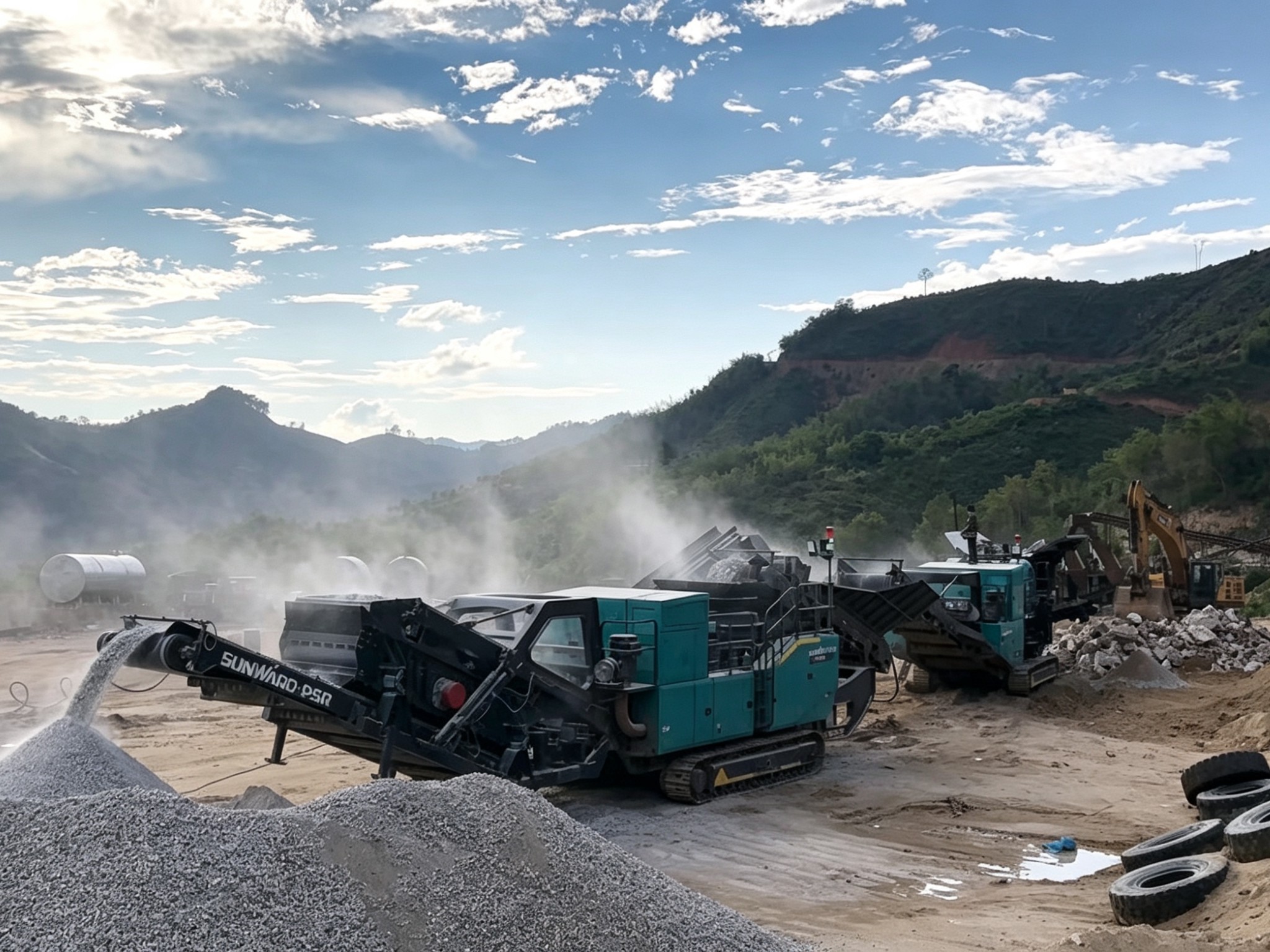 Concasseur à mâchoires FEIFAN PE600×900 50-120tph pour minerai minier avec structure simple, concasseur approuvé ISO