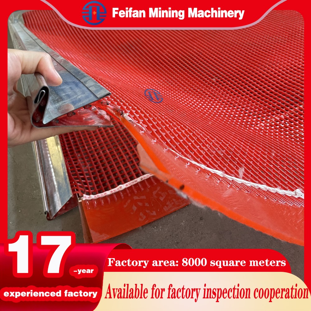 FEIFAN OEM Maille en acier inoxydable pour carrière, minière, grillagée et ondulée pour tamis vibrant