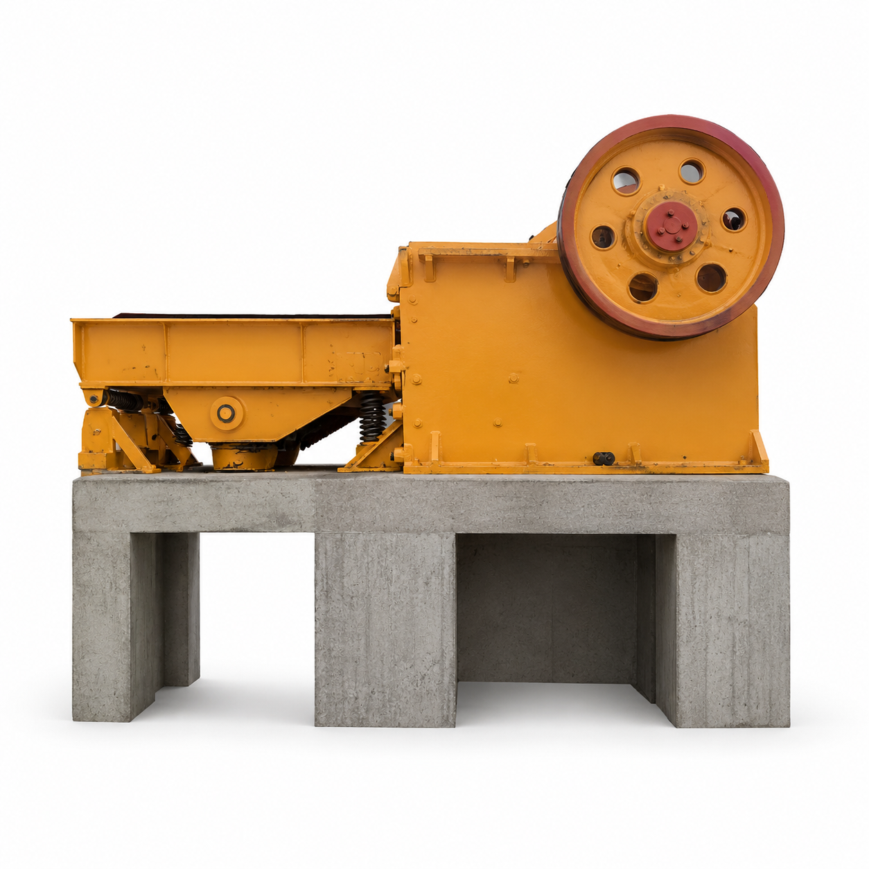 Concasseur à mâchoires FEIFAN PE600×900 50-120tph pour minerai minier avec structure simple, concasseur approuvé ISO