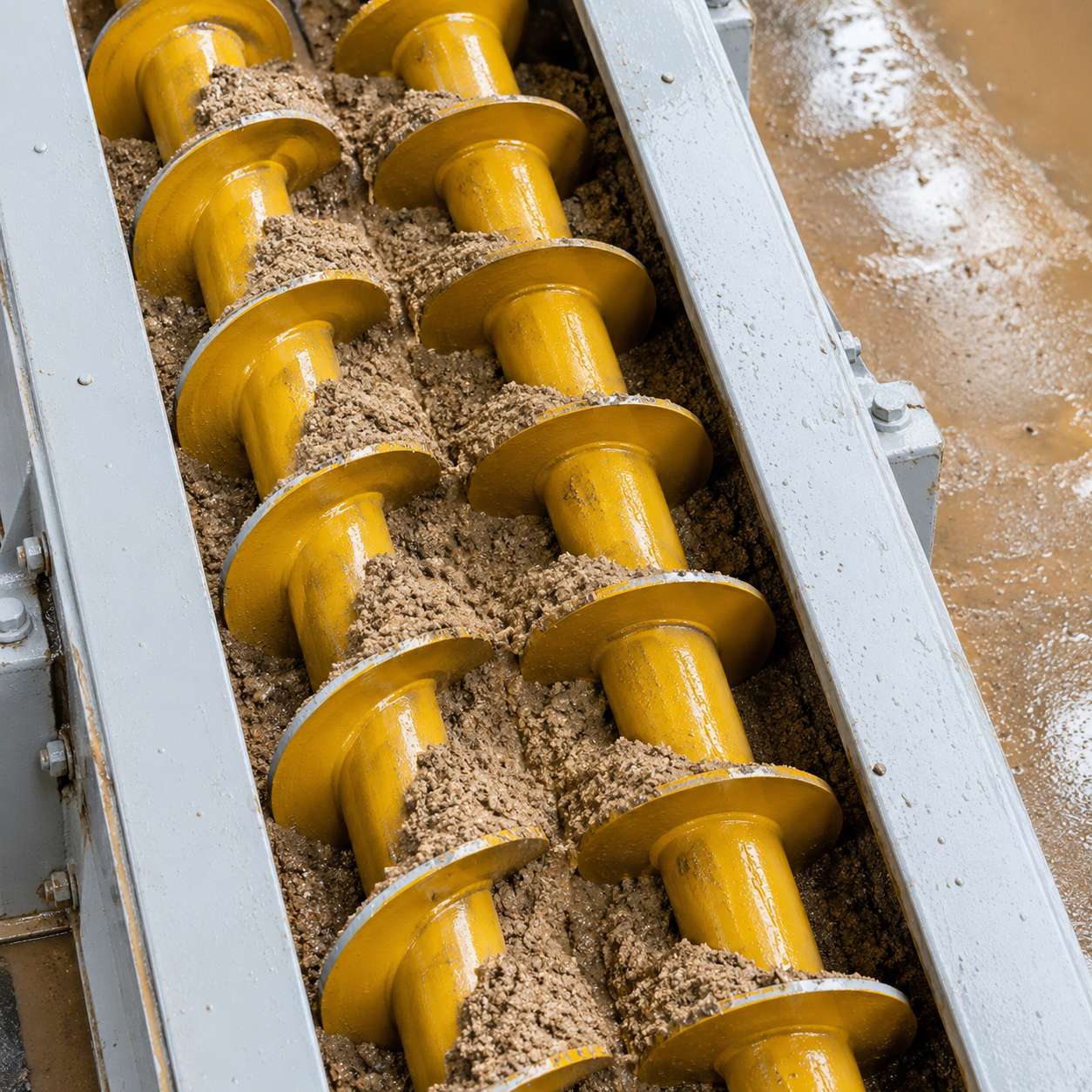 Équipement de lavage de résidus miniers haute capacité FEIFAN 2FG15 avec structure à double spirale et laveur de sable à spirale à longue durée de vie