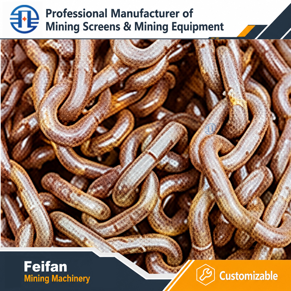 Pièces de rechange OEM FEIFAN pour concasseurs miniers gamme complète de composants résistants à l'usure pour ligne de production de granulats