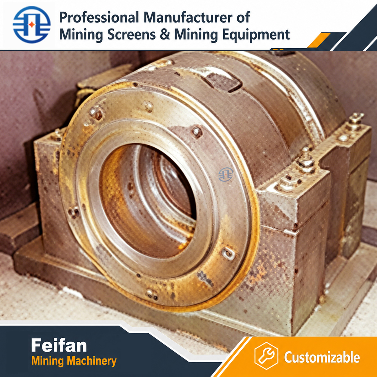 Pièces de rechange OEM FEIFAN pour concasseurs miniers gamme complète de composants résistants à l'usure pour ligne de production de granulats