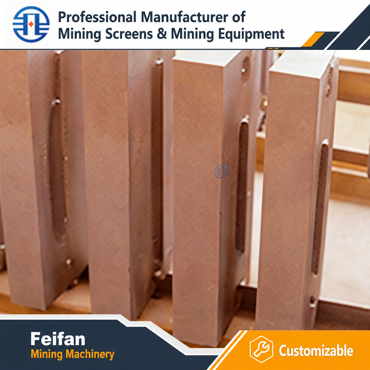 Pièces de rechange OEM FEIFAN pour concasseurs miniers gamme complète de composants résistants à l'usure pour ligne de production de granulats
