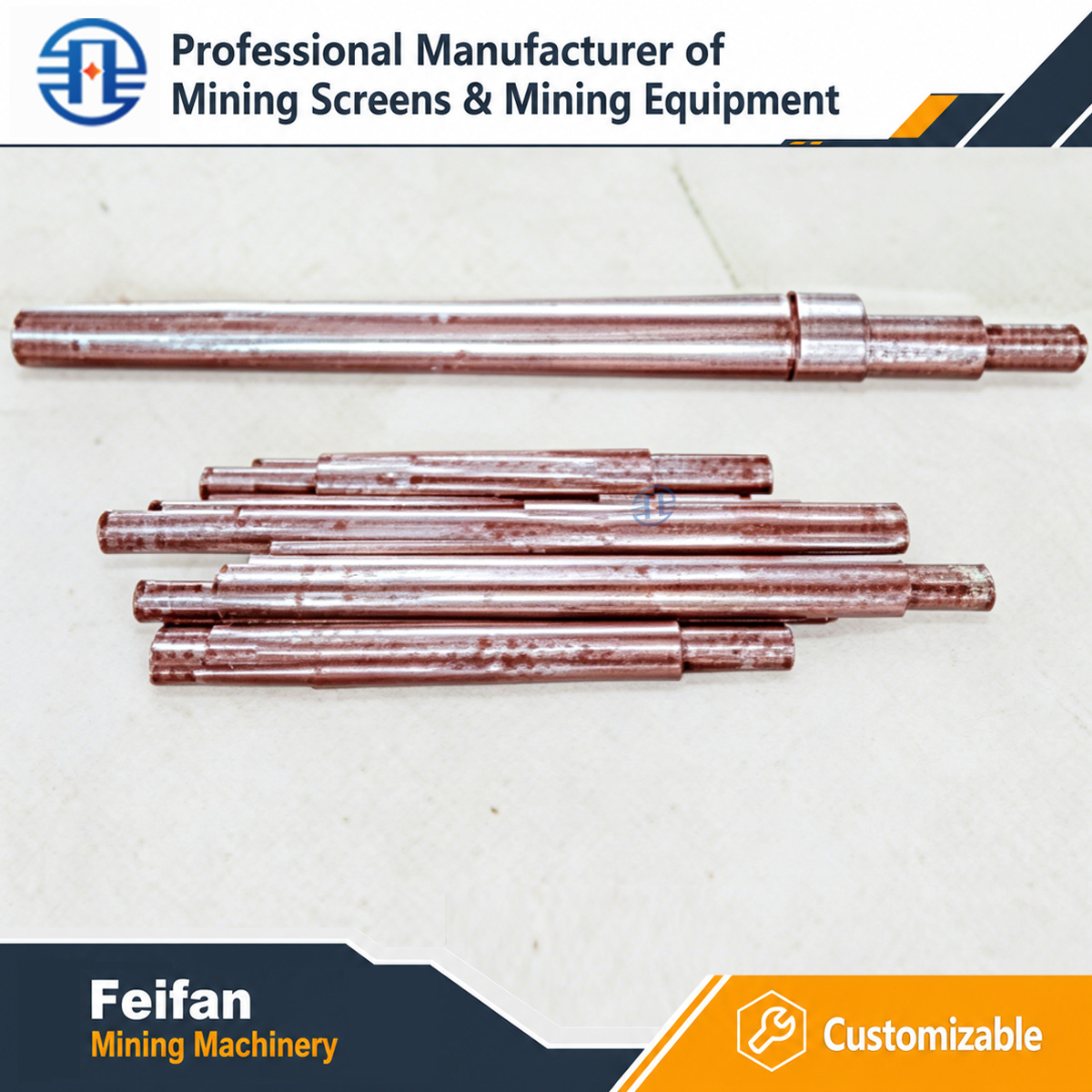 Pièces de rechange OEM FEIFAN pour concasseurs miniers gamme complète de composants résistants à l'usure pour ligne de production de granulats