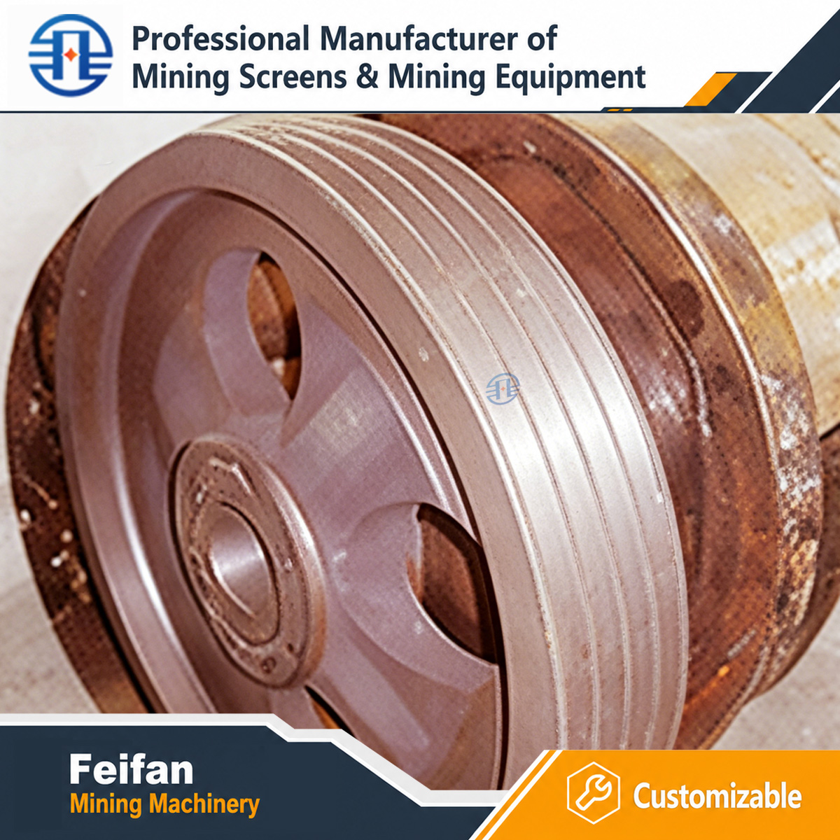 Pièces de rechange OEM FEIFAN pour concasseurs miniers gamme complète de composants résistants à l'usure pour ligne de production de granulats
