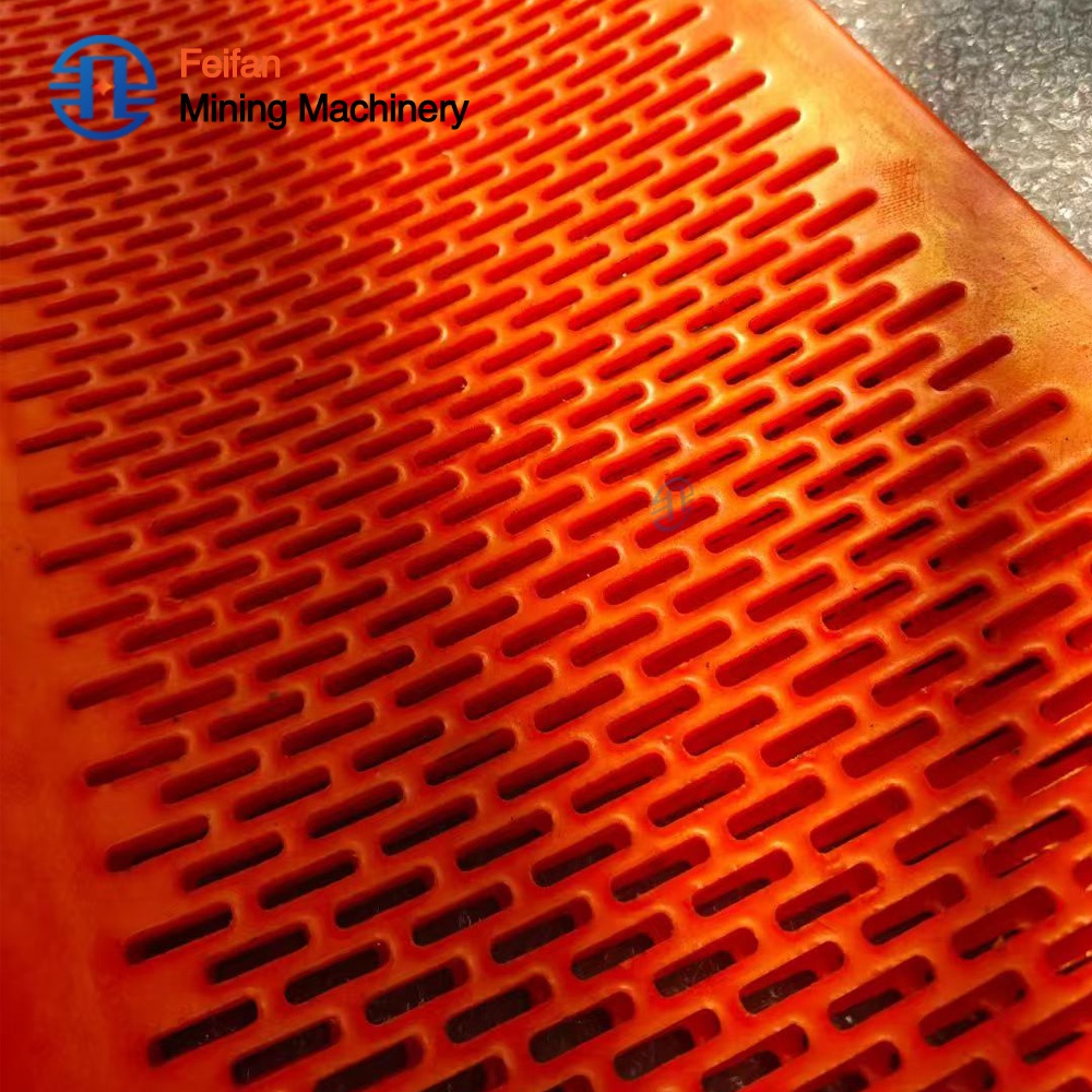 Grille de criblage pour carrière d'acier au manganèse OEM, toile de criblage à fil ondulé, concasseur vibrant
