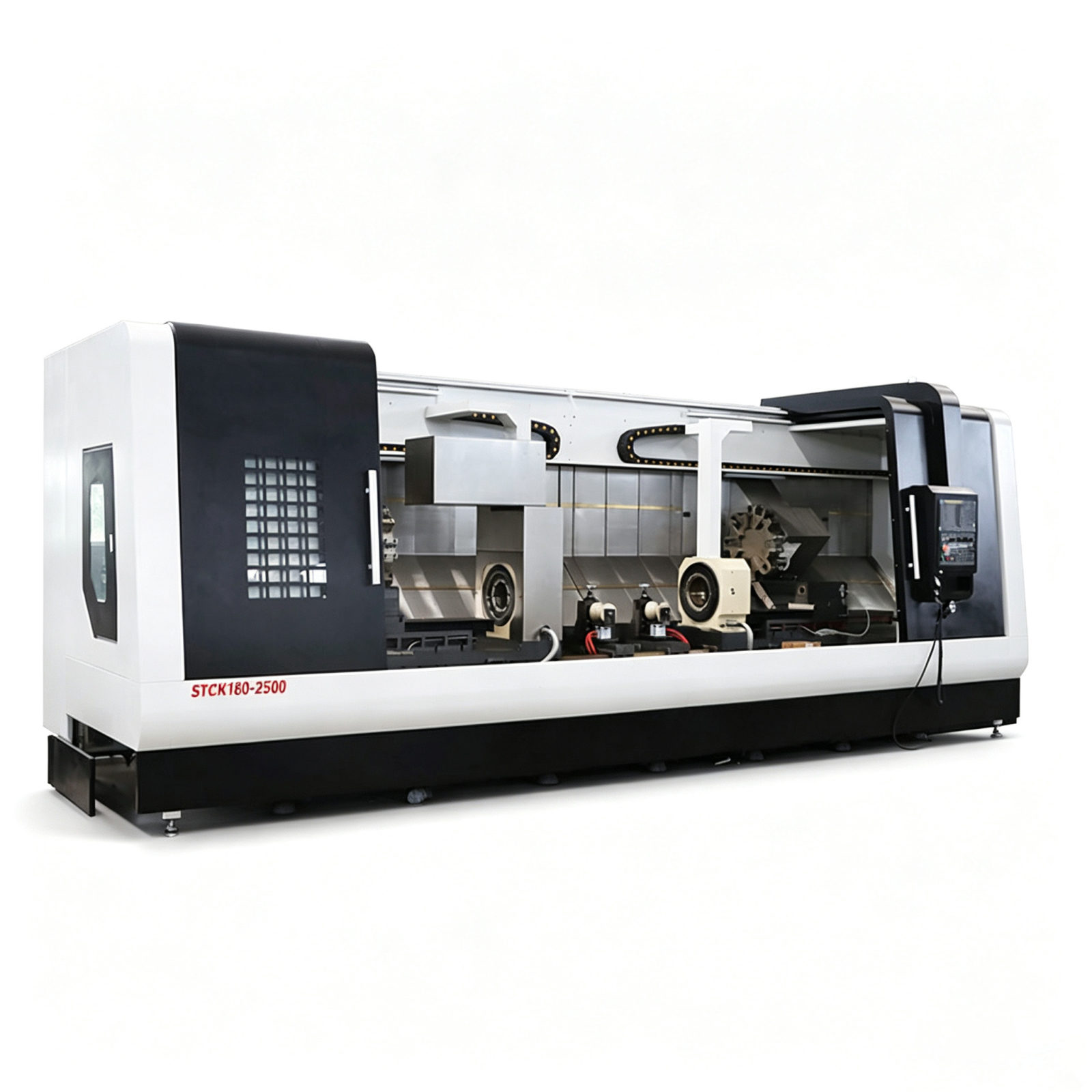 STCK180-2500  Flat Bed Double-Head Lathe