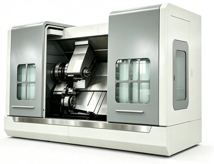 TCS80P Slant-bed Dual Ppindle Docking Lathe