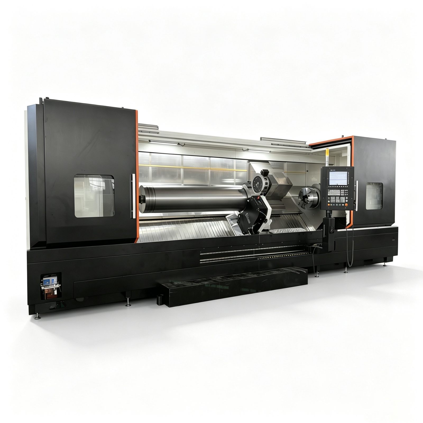 TCK700 Flat-bed Horizontal CNC Turn-mill Center
