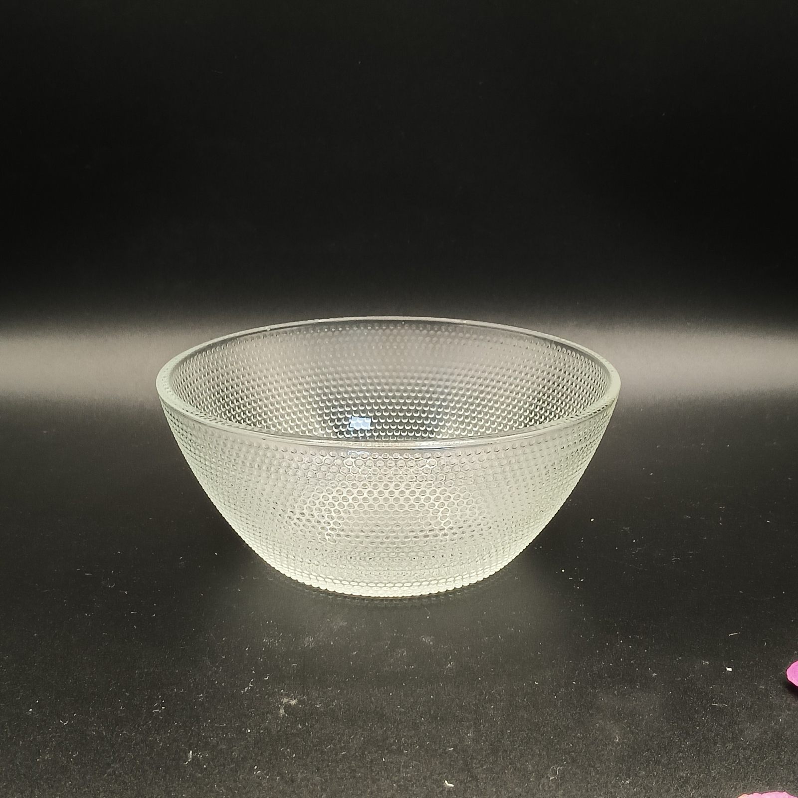 p-14 Cuenco de cristal transparente