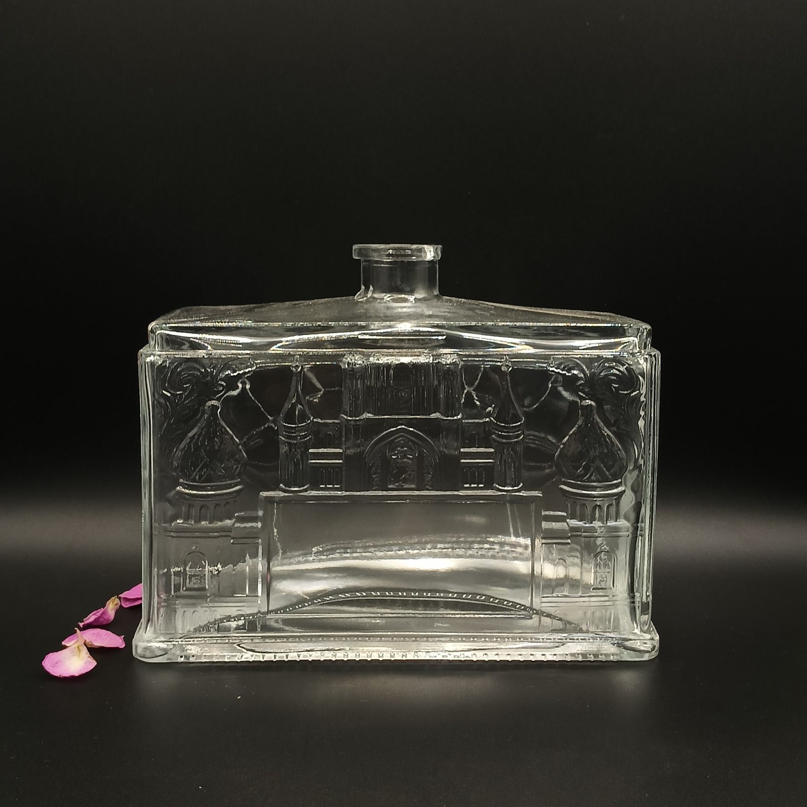 10.botella de vidrio para bebidas espirituosas