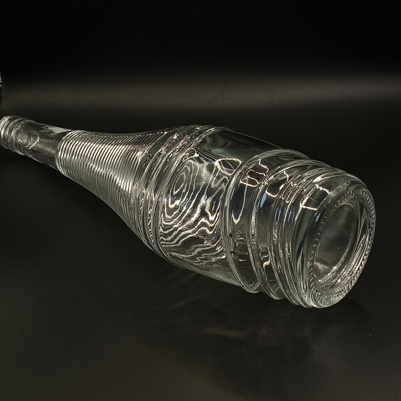 1, botellas de vidrio para ginebra