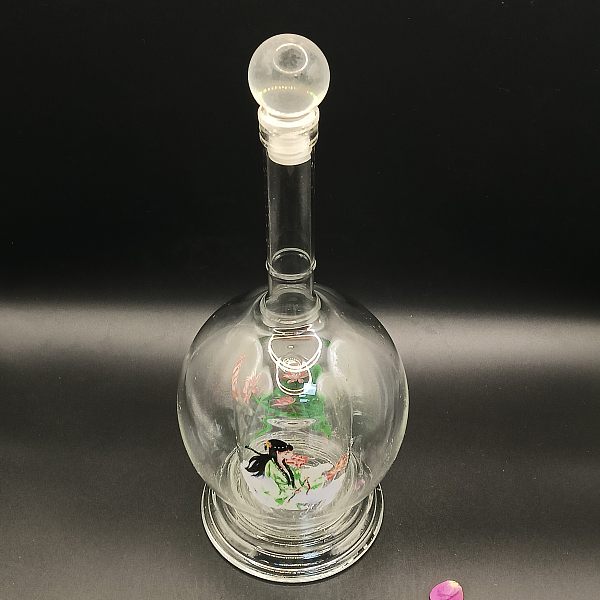 P-10，botella de vidrio para licor Belleza China