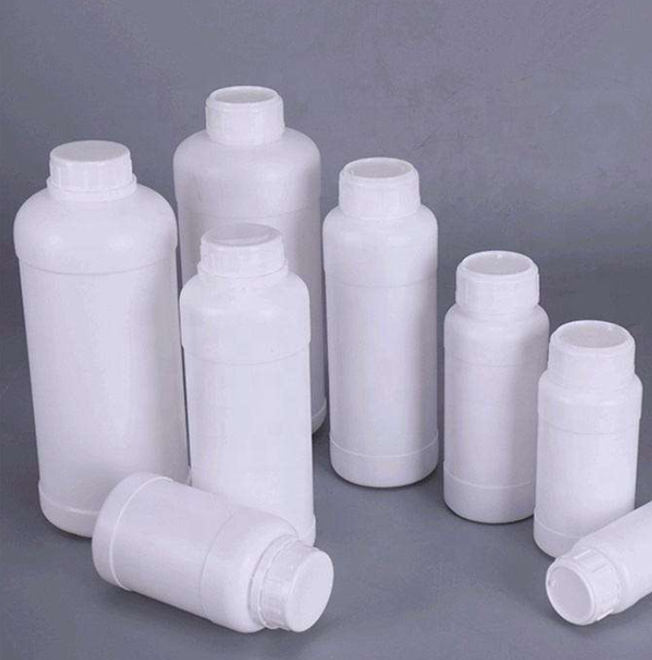 Botella dispensadora de plástico